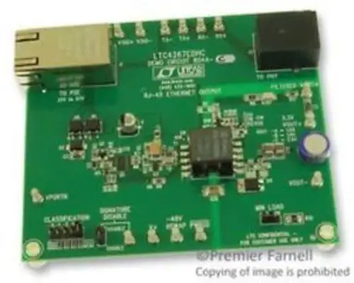 Linear Technology Dc804A-C Eval Board Ltc4267 3.3V 2.6A Poe