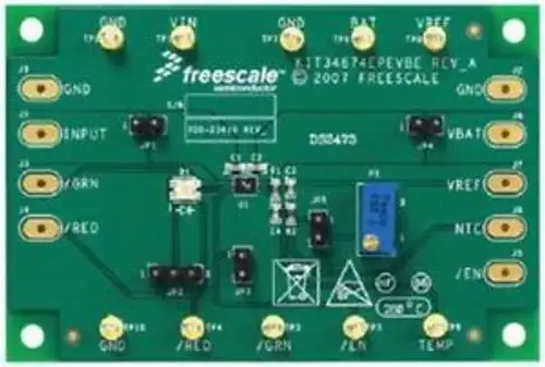 Kit34674Epevbe Mc34674Li Ion / Li Poly Batt ChargerEval Board