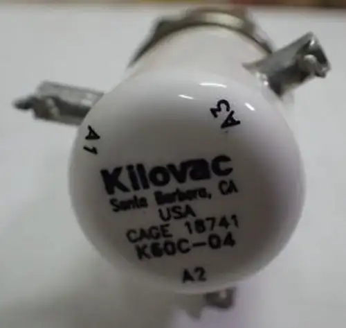 K60C-04 Kilovac Sdntd Bdrbdrd.CA USA CAGE 18741 K60C-04 26.5VDC 125ohm