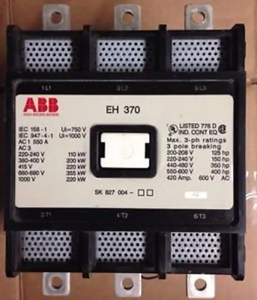 Abb Eh370 Eh-370 Sk827004-Eh Iec 158-1 Iec 947-4-1 A600 P600 A