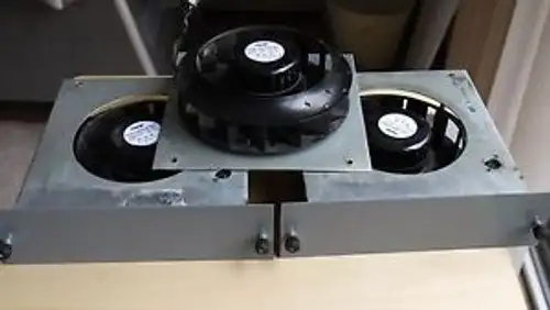 2 Encased Apw Mclean Model Db628-2418S15 Fan 24Vdc W/ Extra Fan