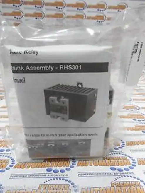 Rhs301 Heat Sink For One Or Two Single Phase Ssrs Or One Three Phase Ssr