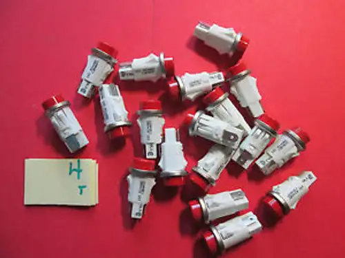 18 CHICAGO MINIATURE RED INDICATOR 1090QC1 IDI 12V 1W WL12-1
