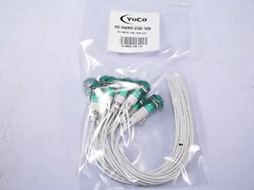 Lot 100 Yc-Ewrt-23G-120 Pli-9W-Rt-23G-120V-L 9Mm Mini Led Pilot Light Grn 120V