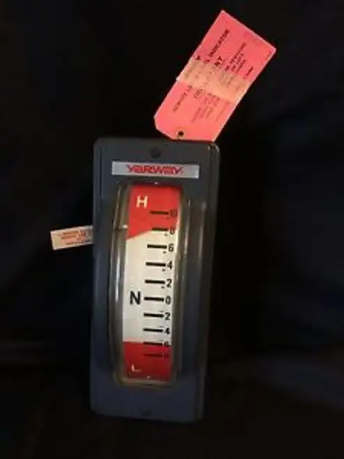 YARWAY 4454 REMOTE LIQUID FLUID LEVEL INDICATOR GAUGE NSN 6680-00-394-3627 NOS