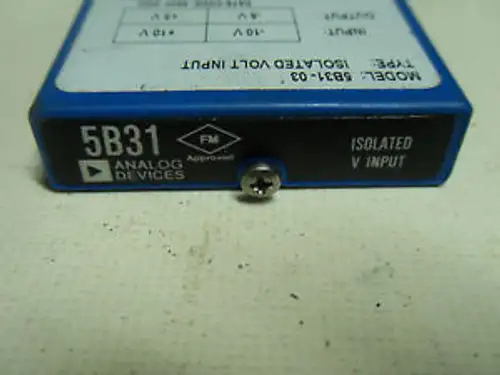 O4-4 1 Analog Devices 5B31-03 Isolated V Input