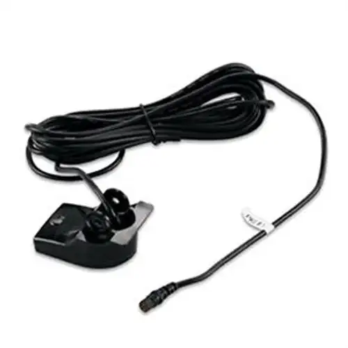 Garmin 010-10249-20 Transom Mount Transducer with Depth & Temperature (Dual