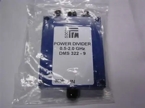 TRM Microwave DMS 322-9 .5-2GHz 3-Way Power Divider and Combiner