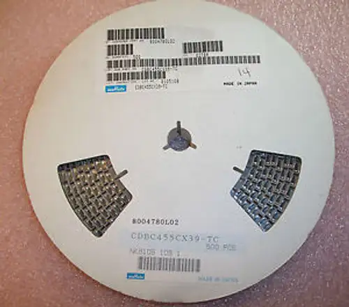 500 pcs CDBC455CX39TC MURATA SIGNAL CONDITIONING SMD FILTER 455 KHz