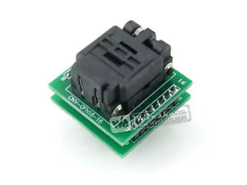 QFN16 MLF16 MLP16 QFN Programming Adapter16QN50K23030 Plastronic IC Socket