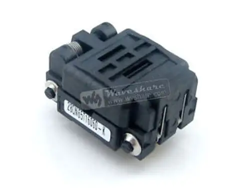 28QN65T16060 Plastronics QFN28 MLP28 MLF28 IC Socket Adapter 0.65mm Pitch