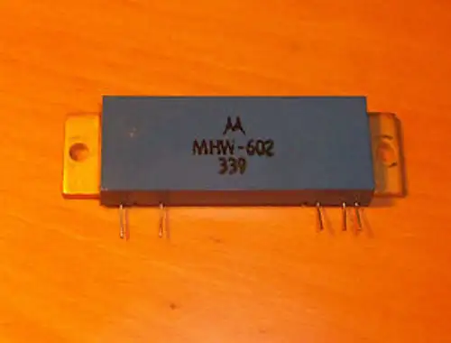Mhw-602 Motorola Module/Assembly - Gold Heat Sink - Rare