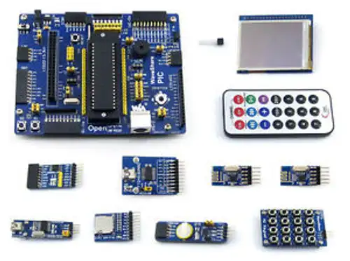16F877A-P-A Pic16F877A-I/P Pic16F877A Pic Development Board Kit +11 Modules