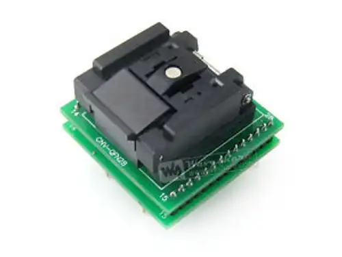 Qfn28 Mlf28 Mlp28 Programming Adapter Enplas Qfn-28B-0.65-01 6X6 Ic Socket