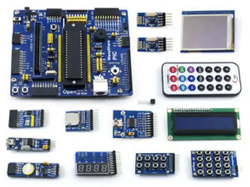18F4520-P-B Pic18F4520-I/P Pic18F4520 Risc Pic Development Board +14 Modules
