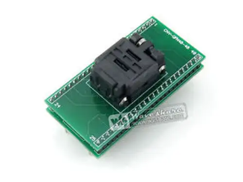 Qfn48 Mlf48 Qfn Programming Adapter Plastronics 48Qn50K17070 7X7 Ic Socket