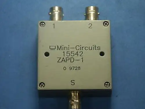 Splitters/Combiners Power Splitters/Combiners Zapd-1 Zapd1