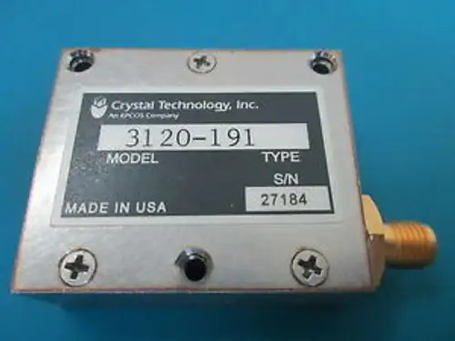 Crystal Technology Model 3120-191 Rf Module 27184