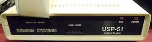 Signum Systems USP-51A In-Circuit Emulator + Pod-5XHK +Software +ManualsRare