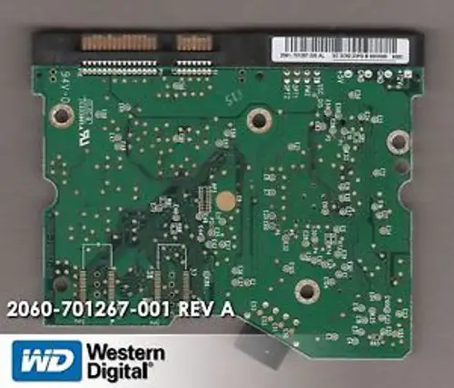 WD2500JD-57HBC0 250GB PCB P/N: 2061-701267-200 AL 3.5 SATA WD Caviar SE PCB