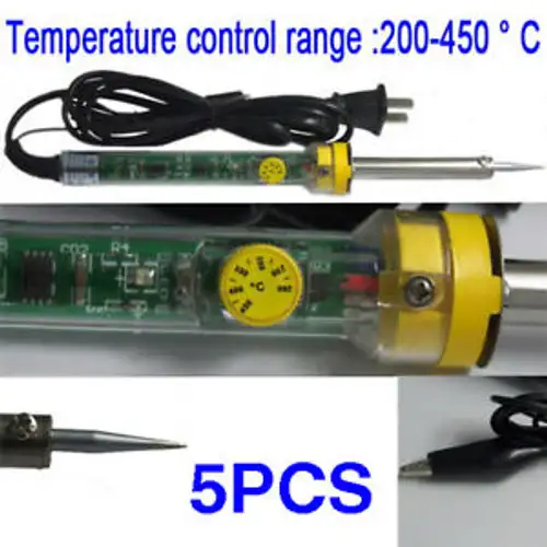 5PCS 220V 60W 200¬∞C-450¬∞C Soldering Irons Welding