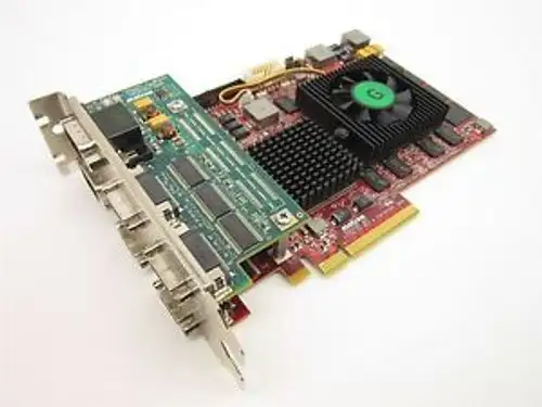 Matrox Radient Ecl Y7356-00 Camera Link Adapter With Y7360-00 Frame Grabber