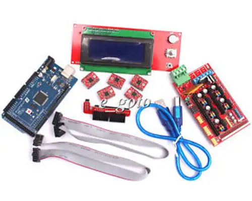 Mega2560 R3 Kit LCD2004 A4988 Motor Driver for RAMPS 1.4 Reprap 3D Printer