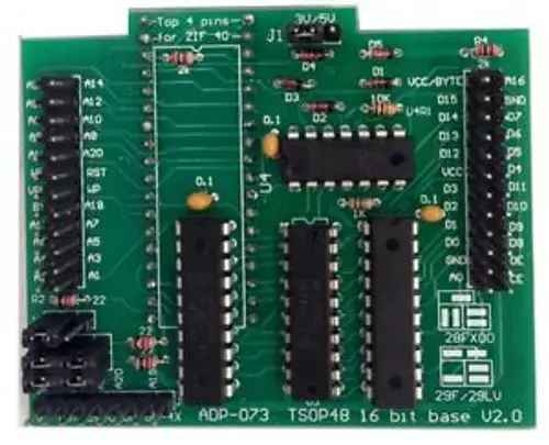 Gq-4X True Usb Programmer+Adp-042 Tsop48 16 Bit Zif Adapter 29Lv400 28F320 29F4