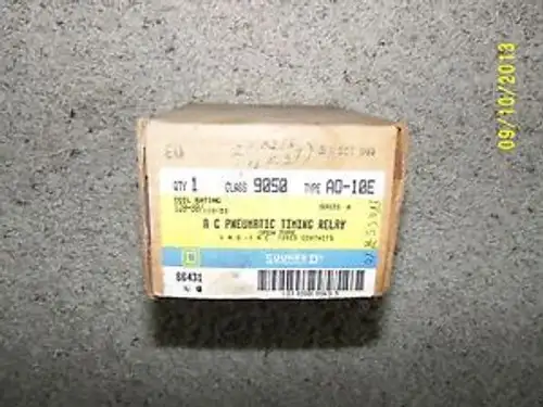 Square D 9050 A0-10E AC Pneumatic Timing Relay