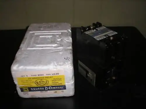 SQUARE D L0-20 AC MAGNETIC CONTROL RELAY