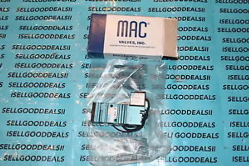 Mac Valves 411A-B0A-DM-DDAA-1BA=532B Solenoid Valve 12VDC