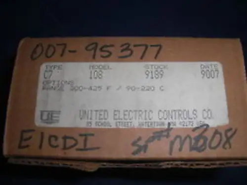 UNITED ELECTRIC C7-108 9189