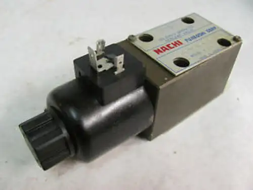 Nachi Fujikoshi Solenoid Operated Nonleak Valve SNH-G01-AR-M-E2-10 /Un