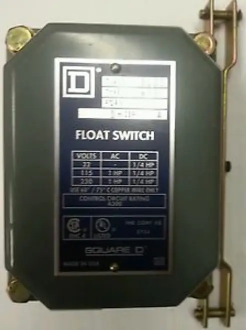 Float switch square D class 9035 Type DW-31 DH SER A 32/115/230v AC 1HP