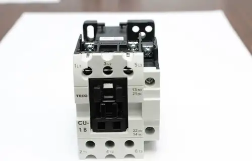 Teco Cu-18 Magnetic Contactor 35 Amp 3 Phase 110V Coil 3A1A1B