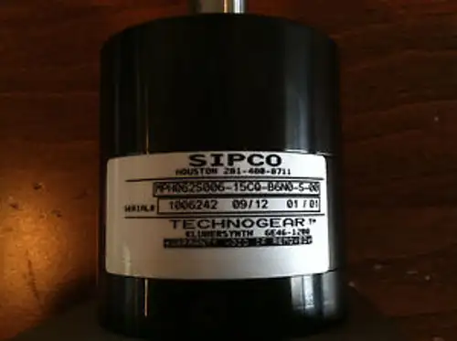 Sipco Gear 6:1 Ratio Model MPH062S006-15CQ-B6N0-S-00