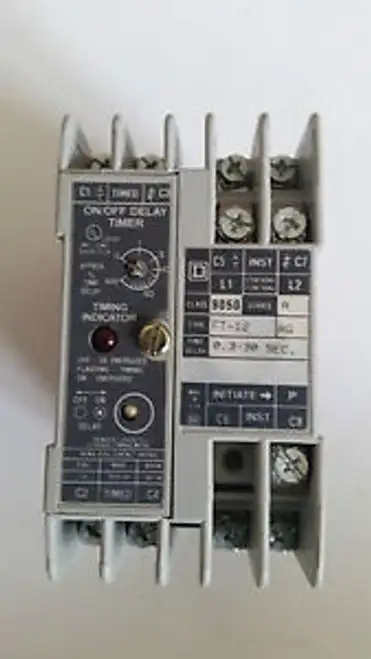 Square D Class 9050 Series A Type FT-12 .3-30 SEC.