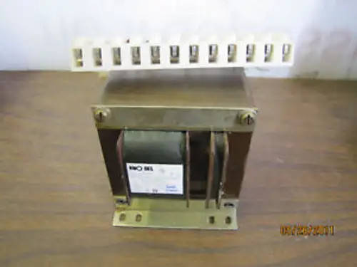 KNOBEL TYPE 2aE 85 TRANSFORMER 110V LO 190/346V HI 65VA 20VA