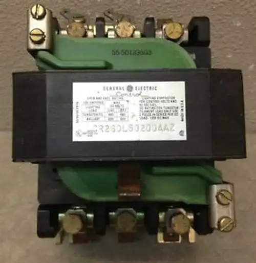 Ge Cr260L Lighting Contactor Cr260L50200Aaz 3 Pole 100 Amp 240 Volt Coil
