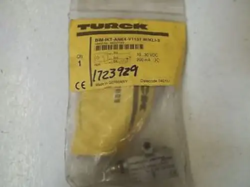 TURCK BIM-IKT-AN6X-U1131 W/KLI-3 PROXIMITY SENSOR VALVE IN A BAG