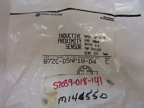 Allen-Bradly 872C-D5Np 8-D4 Ser. C Proximity Sensor
