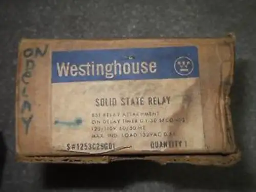 N1-3-3 1 WESTINGHOUSE 1253C29G01 BST-0N SOLID STATE TIMER RELAY