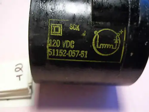 SQUARE D COIL 51152-057-51 120 VDC DR1C-3
