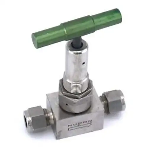 Nupro SS-6BK 3/8 Tube Fitting Stainless Steel Bellows- Shut-Off Valve