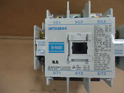 MITSUBISHI S-N50 MAGNETIC CONTACTOR AC100V