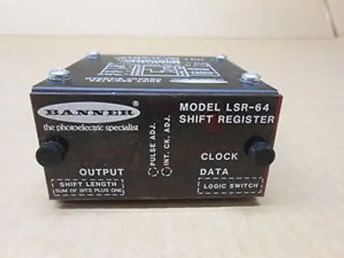 1 BANNER LSR-64 LSR64 SHIFT REGISTER