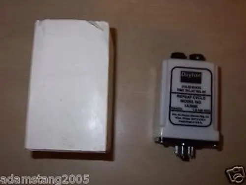 DAYTON 1A368E SOLID STATE TIME DELAY RELAY 1.8-180 SECONDS