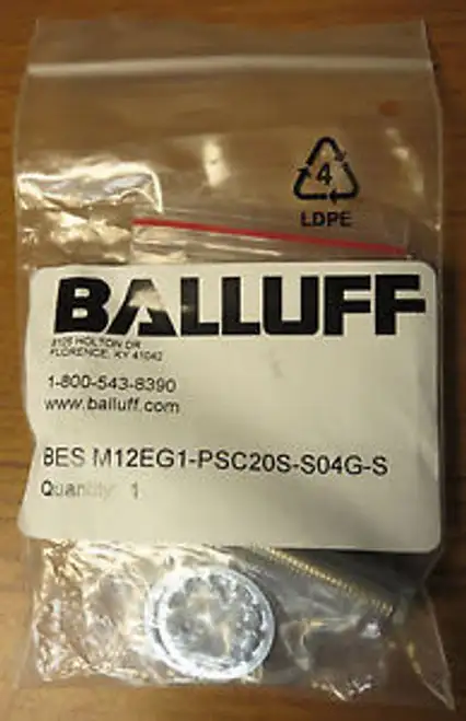Balluff BES M12EG1-PSC20S-S04G-S PNP Ferris Only Proximity Sensor