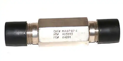 BUTECH MA8P8P4 CHECK VALVE HT# A1FF93 PO# 84891