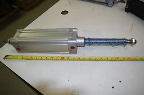 FESTO PNEUMATIC CYLINDER # DNC-80-180-PPV-A-S2 145PSI MAX.